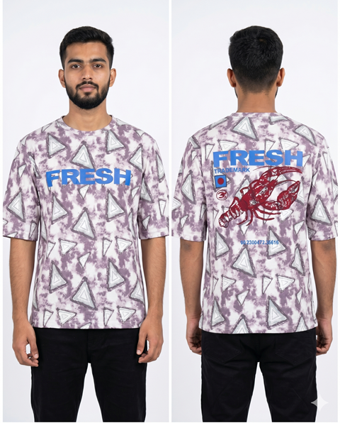 LAREB  3/4  VALANTINO AOP PRNT JTE MLXL