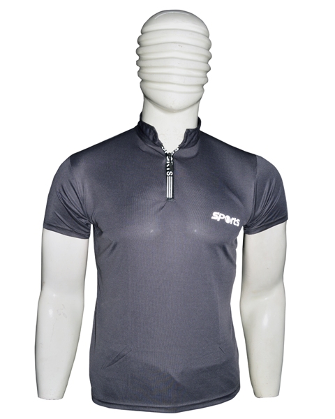 T SHIRTS CHINESS COLLAR ZIP L/XL