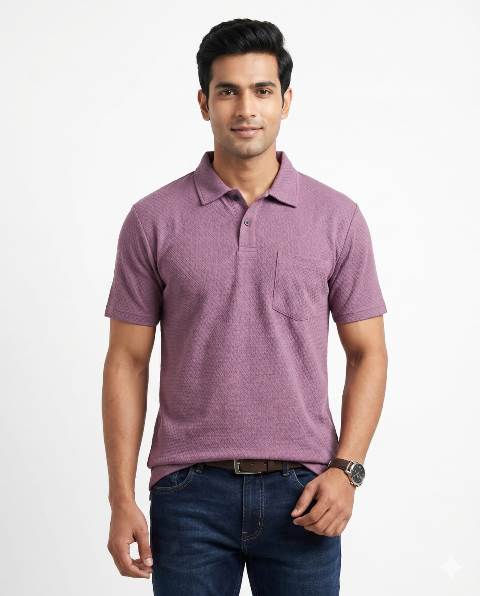 MENS LAREB POLO H/S PKT JAKARD (8)MLXL