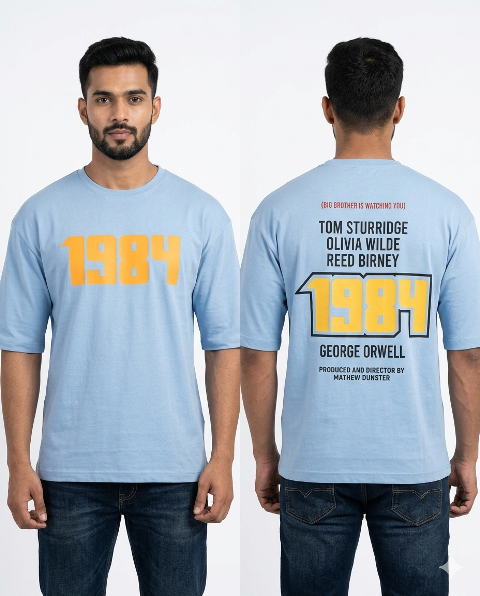 T SHIRT DOWN SHOLDER PRNTD 3/4 JTE MLXL