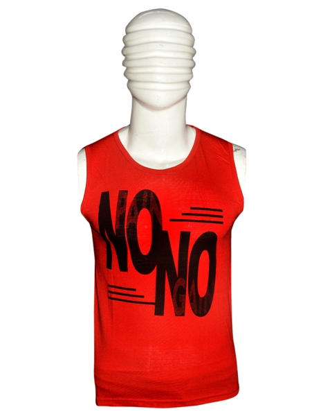 SLEEVE LESS RACE PRINTED XL