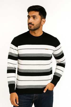 SWEATSHIRT LDH COMPUTER KNITED BATCH  M L XL