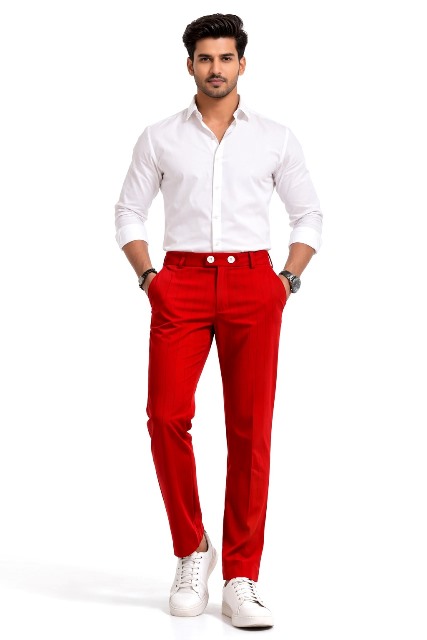 LAREB MANGO CHECKS TROUSER M/L