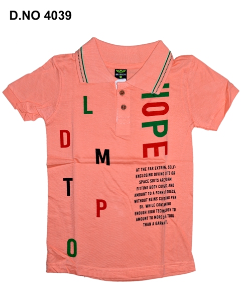 KIDS PRINTED COLLAR R/H/S 11-15