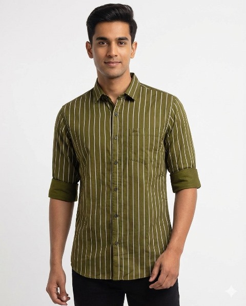 COTTON SHIRTS BHAGWATI PRNT & CHECKS  MLXL