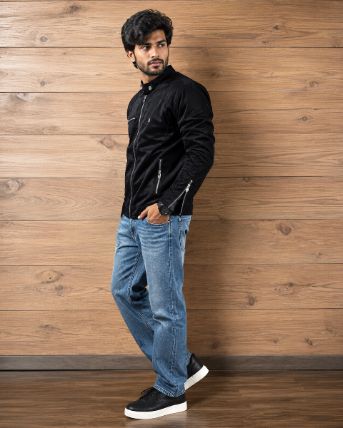 PU JACKET VELVET L/XL/XXL