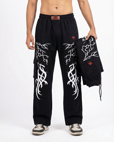LAREB 4PKT BAGGY BLCK TRACK M/L/XL/XXL