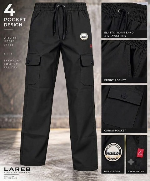 LAREB MENS COTTON TWILL 4PKT LXLXXL