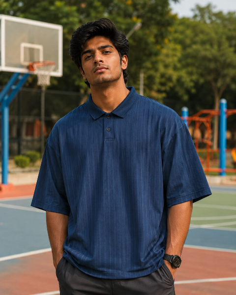 MENS LAREB POLO H/S PKT JAKARD XL/2XL/3XL