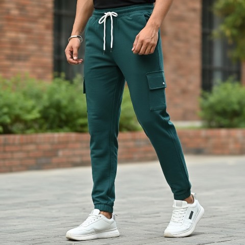 TRACK PANT DRILL 8 TAKA AND RIB DPKT MLXL