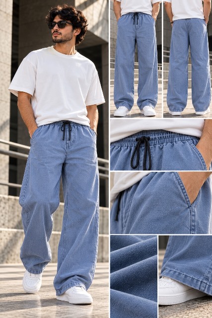 LAREB MENS WASHED TRACK BAGGY XL/XXL