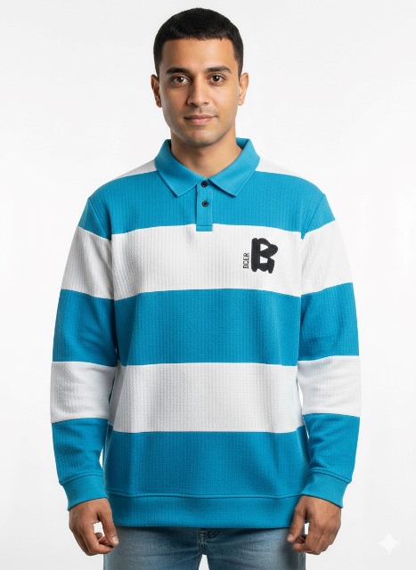 POLO TEES F/S STRIP JTE MLXL