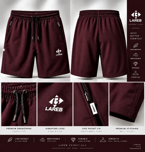 LAREB 4WAY LYCRA SHORT ELASTIC BELT M L