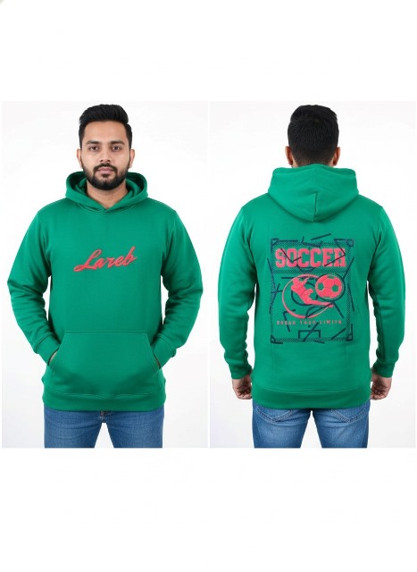 LAREB HOODIES FRNT & BCK  PUF PRINT  M/L/XL