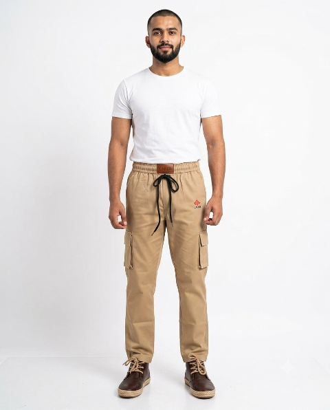 LAREB COTTON TWILL TRACK 4PKT RIB  M L 