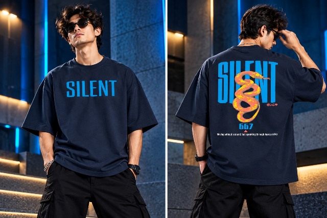 LAREB 5 SLEEVE TEES B PRNT (2) MLXL