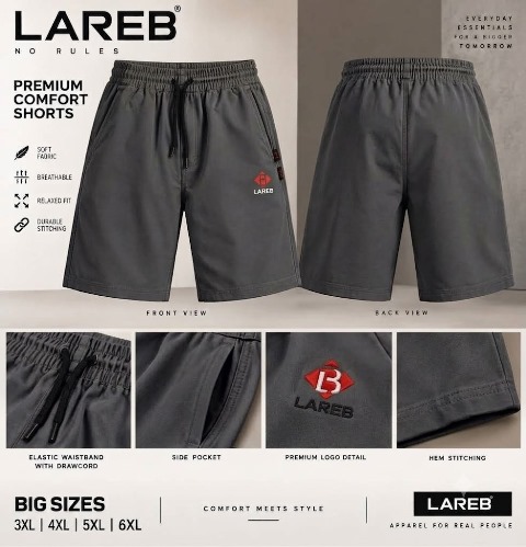 LAREB DIAGNOL SHORT 5X/6XL