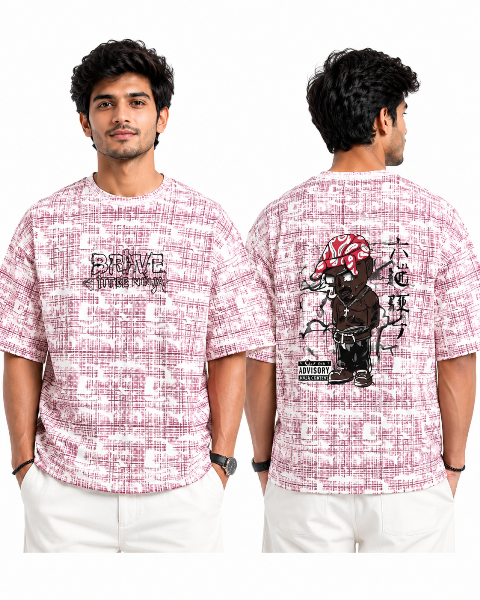 LAREB T SHIRT DOWN S MIX B PRINT SS MLXL
