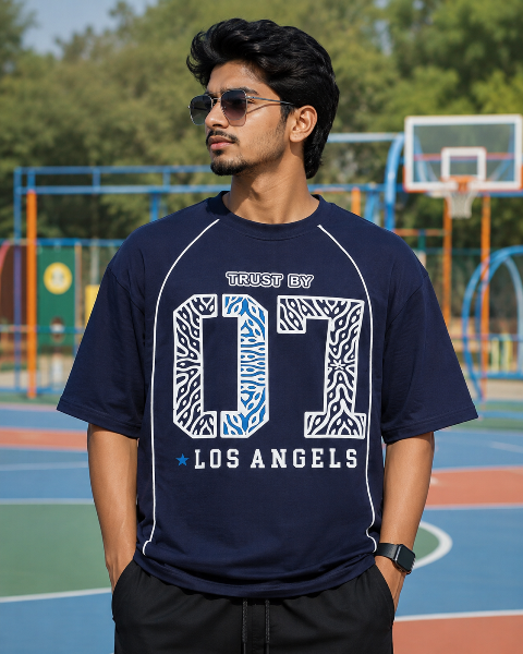 T SHIRT 3/4 DOWN SHOLDER BK PRINT NARUTO MLXL