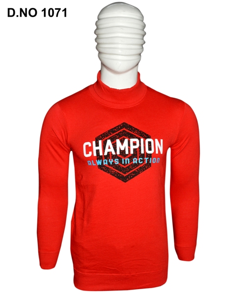 HI NECK T SHIRTS FEEL TOUCH F/S RV