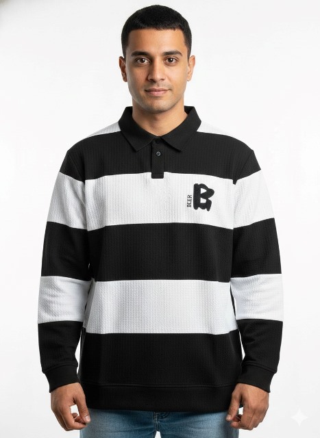 POLO TEES F/S STRIP JTE MLXL