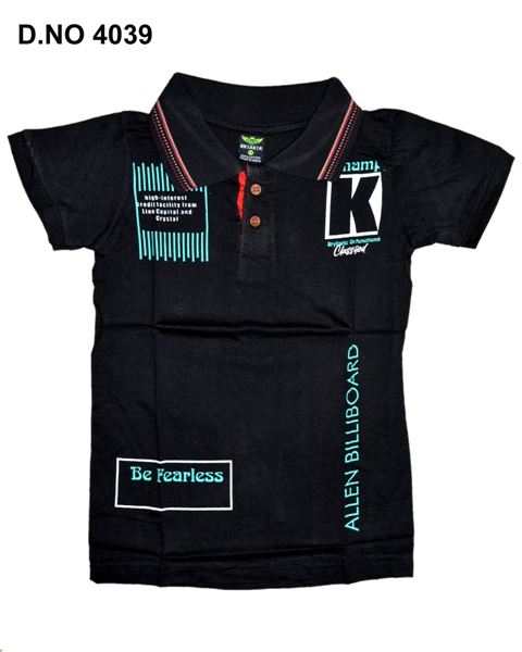 KIDS PRINTED COLLAR R/H/S 11-15
