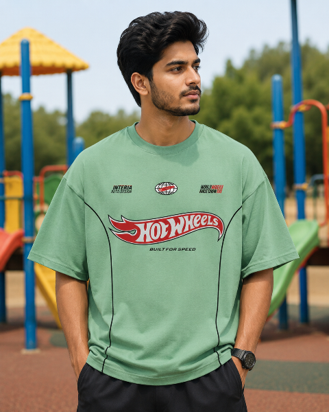 T SHIRT DOWN SHOULDER B PRNT SKT MLXL