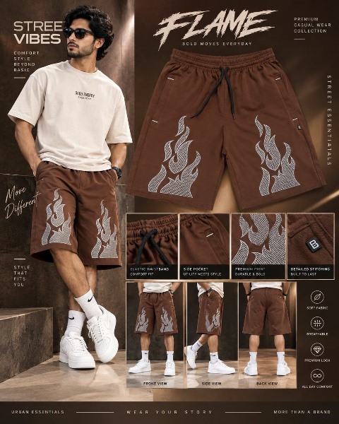 MENS PRINTED DRYFIT SHORT MOHS LXLXXL