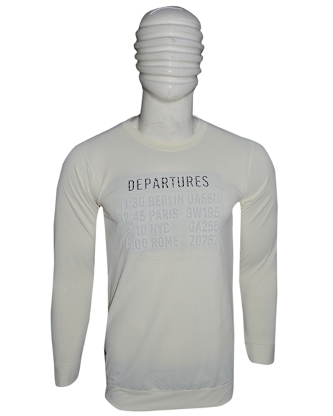 T SHIRTS IMBOSED PRINT JTE R/f/S MLXL