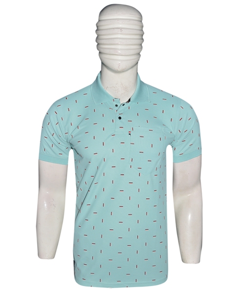 POLO U/F AOP PKT  M L XL XXL