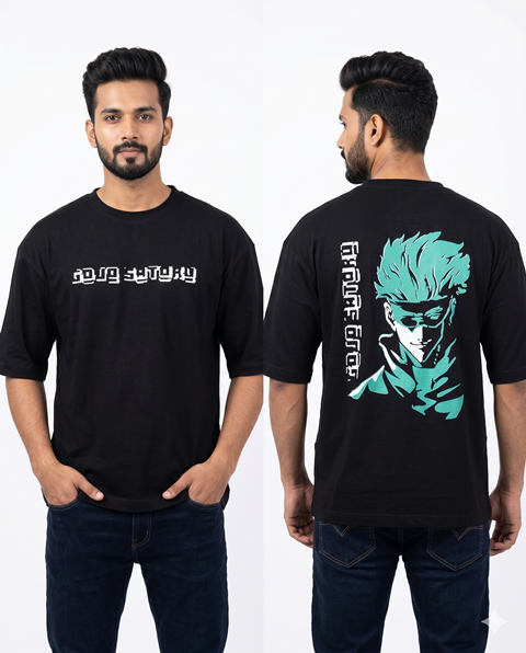 T SHIRT DOWN SHOULDER ONLY BLCK B PRNT JTE MLXL