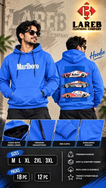 LAREB MENS HOODIES 300GSM XXL/3XL