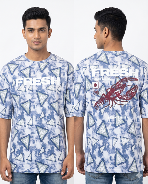 LAREB  3/4  VALANTINO AOP PRNT JTE MLXL