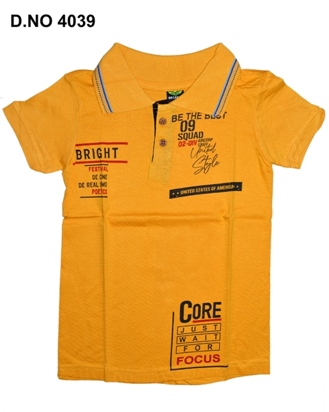 KIDS PRINTED COLLAR R/H/S 11-15