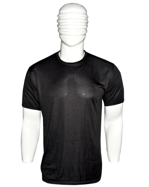 T SHIRTS BLACK R/N H/S  MLXL
