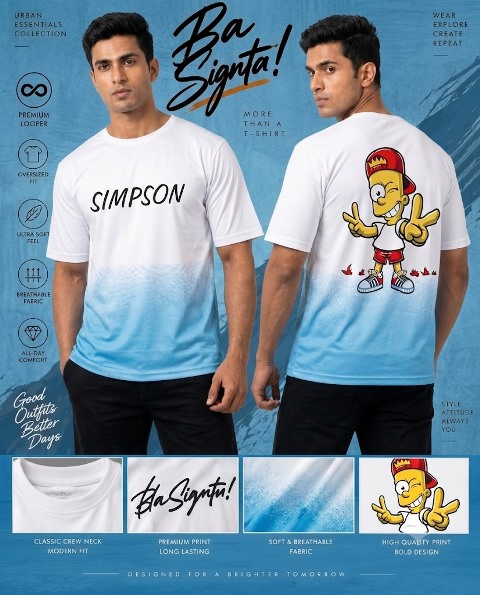 T SHIRT 5SLEEVE LOOPER 50-50 JT MLXL