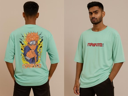 T SHIRT DOWN SHOULDER DOTKNIT B PRINT JTE M/L/XL/2X