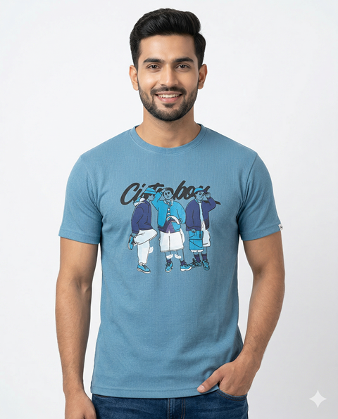 MENS LAREB HALF SLEEVE T SHIRT CITYBOY MLXL