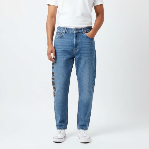 JEANS BAGGY HILFIGURE EMB 28-36