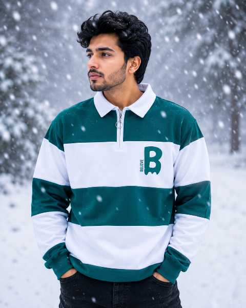 POLO COLLAR F/S JTE ZIP PATTA MLXL