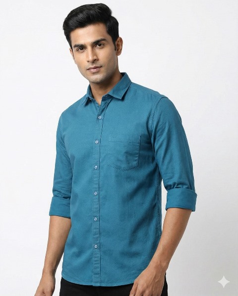 COTTON SHIRTS BHAGWATI PLAIN COLOR MLXL
