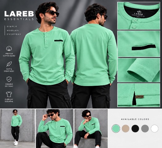 LAREB LOOPKNET F/S HENLY NECK (XL TO 5XL) 4XL