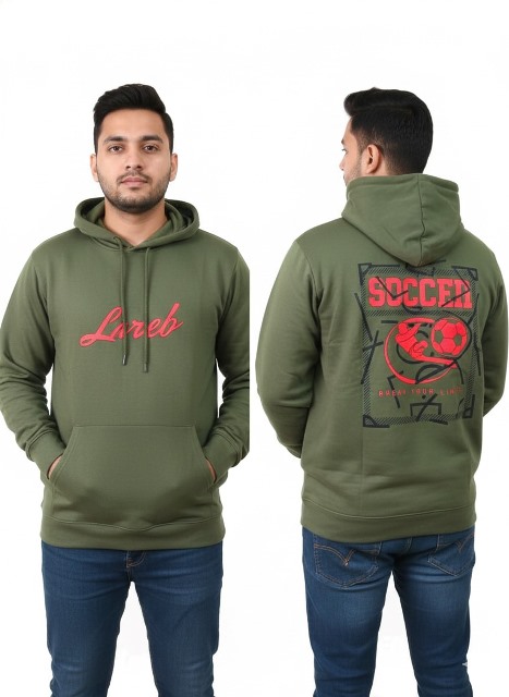 LAREB HOODIES FRNT & BCK  PUF PRINT  M/L/XL