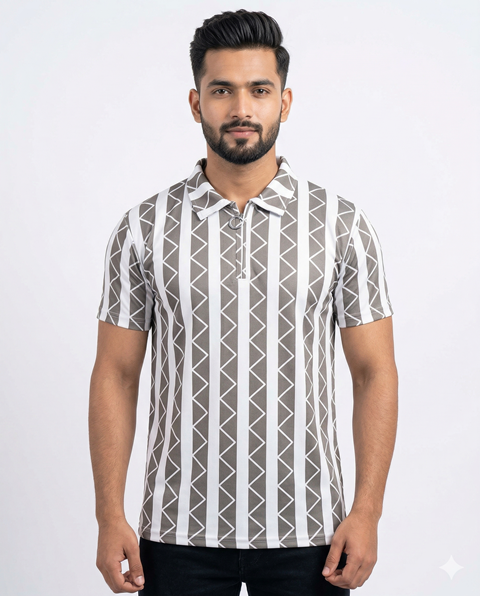 MENS LAREB POLO H/S AOP MLXL