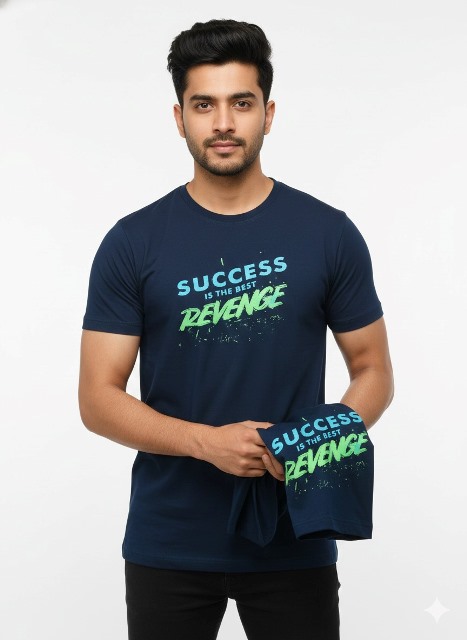 T SHIRT CHAGAVEERA PRNT EXPORT JUMBO SIZES