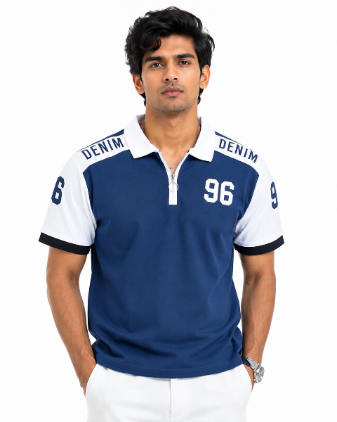 POLOCOLLAR H/S DENIM  MLXL