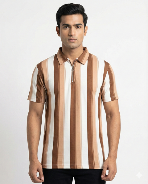 POLO 5 SLEEVE TEES ZIP  MLXL