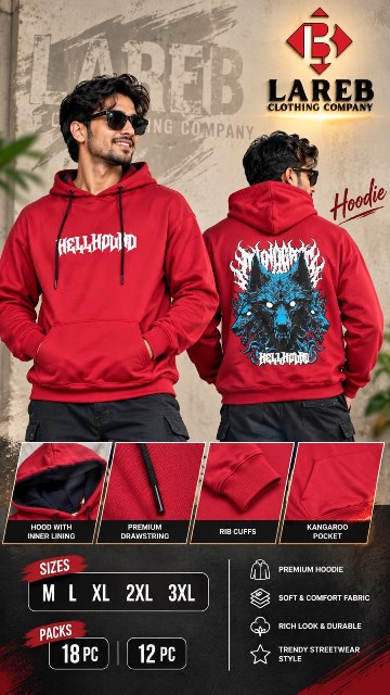 LAREB MENS HOODIES 300GSM MLXL