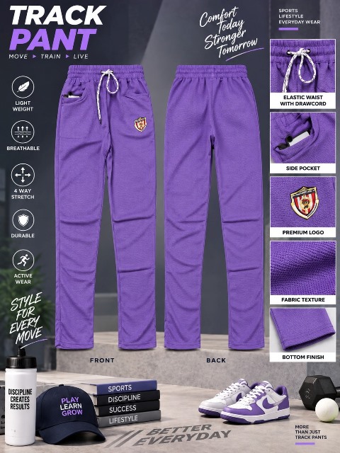 TRACK PANT DOTKNIT AMJ D PKT MLXL