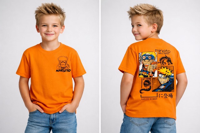 T SHIRTS JTE KIDS PRINTED DOWN SHOULDER 15